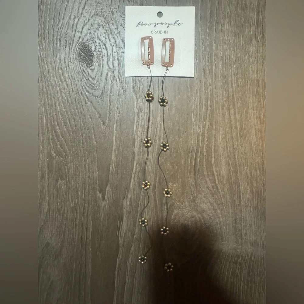 NWT Free People Pretty Little Flower Braids Set of 2